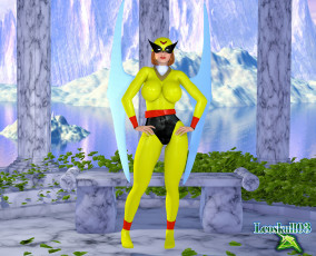 Картинка 3д+графика фантазия+ fantasy фон взгляд девушка