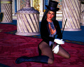 Картинка 3д+графика люди+ people девушка взгляд фон