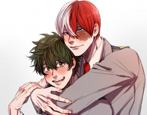 Картинка аниме boku+no+hero+academia парни