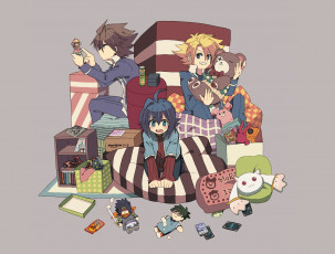 Картинка аниме unknown +другое персонажи разные