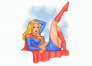 Картинка рисованное комиксы фон униформа взгляд девушка