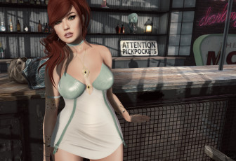 Картинка 3д+графика люди+ people девушка взгляд фон