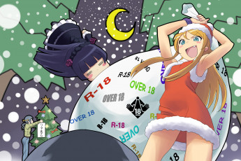 Картинка аниме oreimo фон девушка взгляд