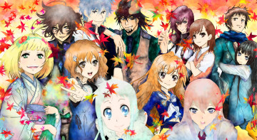 Картинка аниме unknown +другое разные персонажи