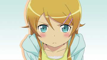 Картинка аниме oreimo фон взгляд девушка