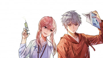 Картинка аниме unknown +другое парень девушка