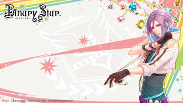 обоя binary star, аниме, фон, взгляд, девушка
