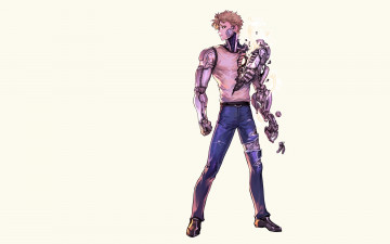 Картинка аниме one+punch+man генос