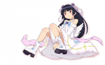 Картинка аниме oreimo взгляд девушка фон