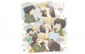 Картинка аниме boku+no+hero+academia парни