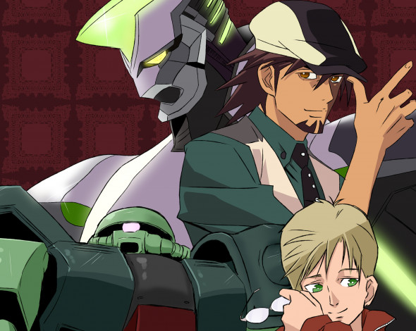 Обои картинки фото аниме, unknown,  другое, разные, персонажи, парни