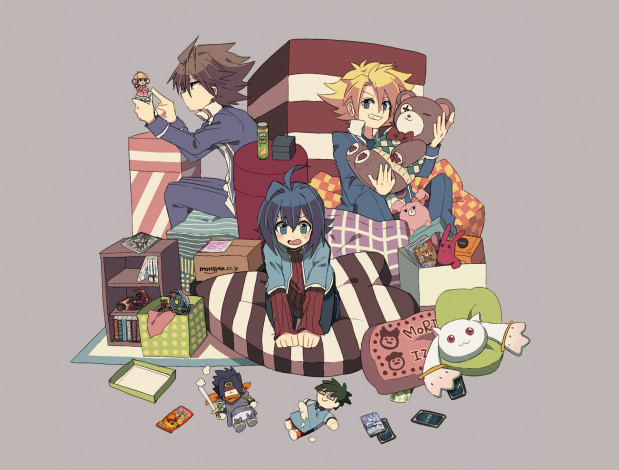 Обои картинки фото аниме, unknown,  другое, персонажи, разные