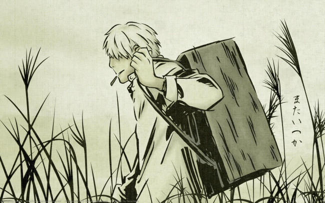 Обои картинки фото аниме, mushishi, ginko