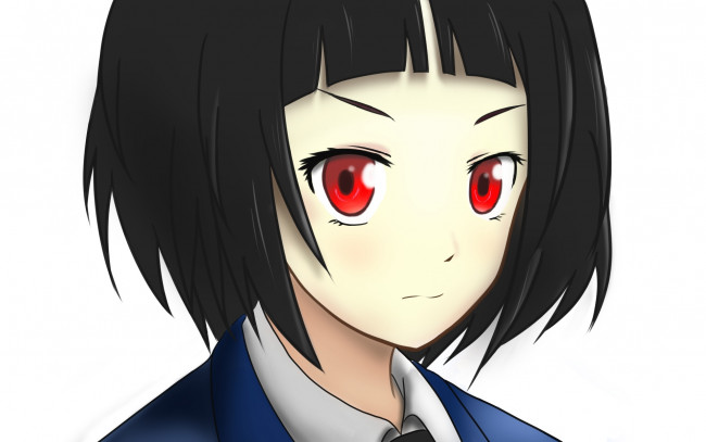 Обои картинки фото galilei donna, аниме, девушка, взгляд, фон