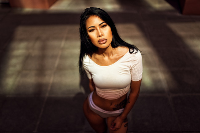 Обои картинки фото девушки, -unsort , азиатки, тату, mymy huynh