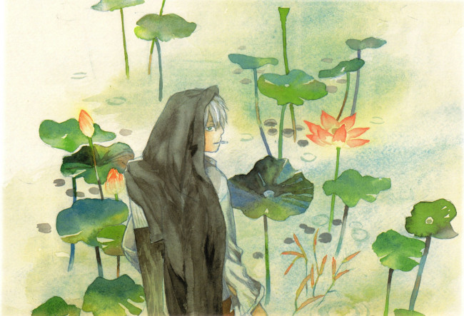 Обои картинки фото аниме, mushishi, ginko