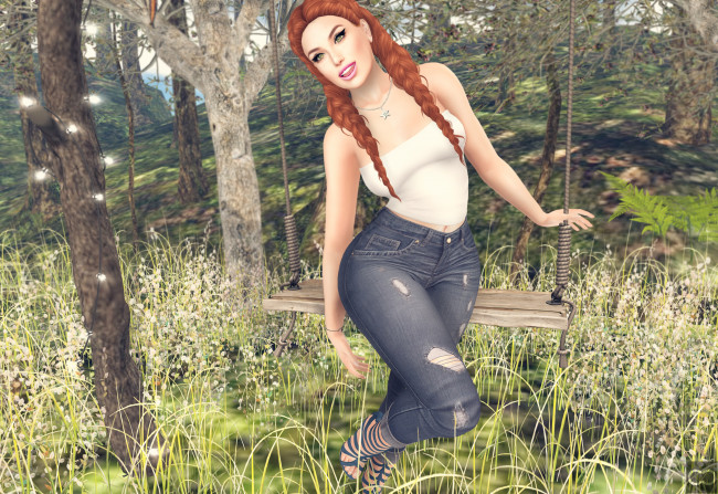 Обои картинки фото 3д графика, люди , people, взгляд, девушка, фон