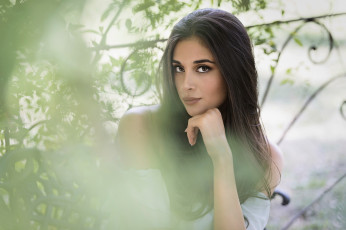 Картинка девушки -unsort+ брюнетки темноволосые лицо взгляд