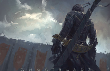 Картинка фэнтези _ghost+blade+ +призрачный+клинок воин