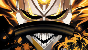 Картинка рисованное комиксы призрачный гонщик