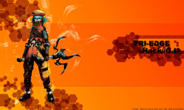 обоя аниме, hack, sign, парень