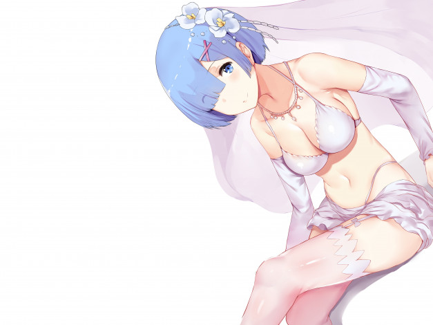 Обои картинки фото аниме, re,  zero kara hajimeru isekai seikatsu, рем