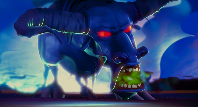 Обои картинки фото мультфильмы, the wild, рога, существо