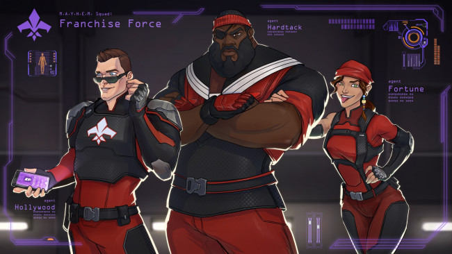 Обои картинки фото видео игры, agents of mayhem, agents, of, mayhem