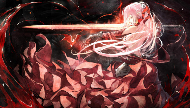 Обои картинки фото аниме, pixiv fantasia, pixiv, fantasia