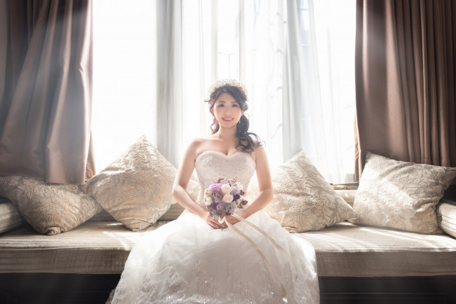 Обои картинки фото девушки, -unsort , невесты, любовь, свадьба, платье, праздник, невеста