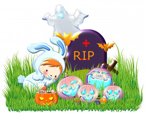 обоя праздничные, хэллоуин, halloween, тыква, трава