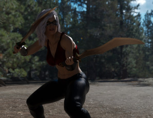 Картинка 3д+графика фантазия+ fantasy девушка фон взгляд