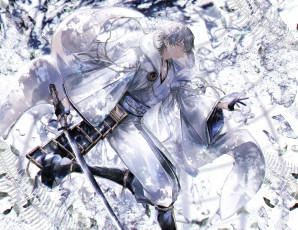 Картинка аниме touken+ranbu парень