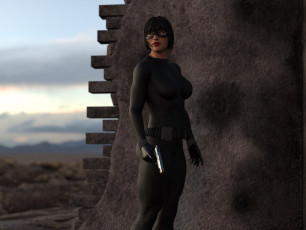 Картинка 3д+графика фантазия+ fantasy взгляд фон девушка