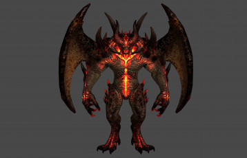Картинка 3д+графика существа+ creatures демон