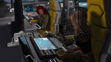 Картинка 3д+графика фантазия+ fantasy девушки взгляд фон