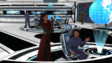 Картинка 3д+графика фантазия+ fantasy фон взгляд девушки