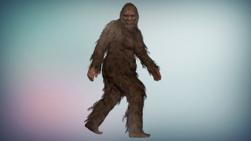 Картинка 3д+графика существа+ creatures снежный человек