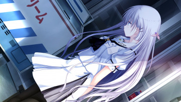 Картинка аниме summer+pockets девушка