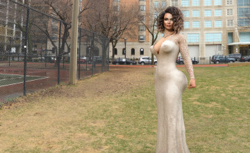 Картинка 3д+графика люди+ people фон взгляд девушка