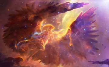 Картинка фэнтези существа крылья фон существо