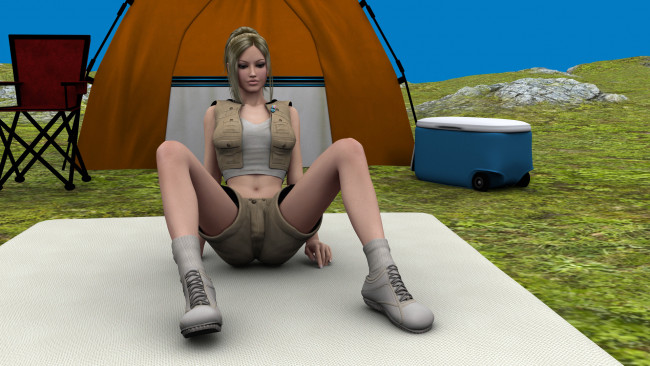 Обои картинки фото 3д графика, люди , people, фон, взгляд, девушка