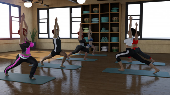 Обои картинки фото 3д графика, спорт , sport, взгляд, девушки, фон