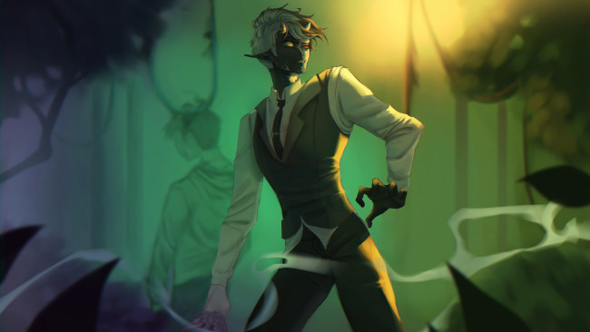 Обои картинки фото фэнтези, демоны, парень