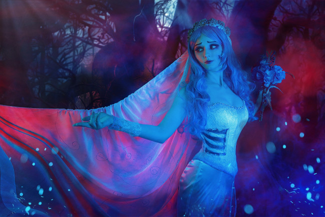 Обои картинки фото девушки, kirdjava, костюм, невеста, образ