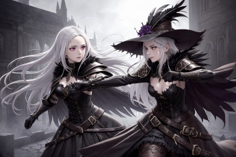 Картинка аниме магия +колдовство +halloween нейросети графика нейроарт ai art нейронные сети рисунки нейро искусство