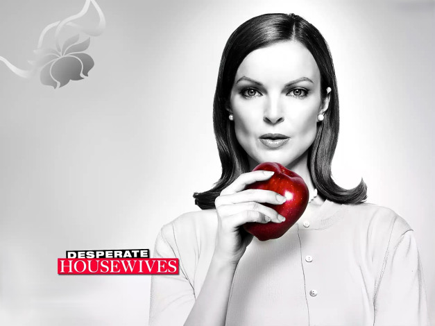 Обои картинки фото кино фильмы, desperate housewives, женщина, яблоко
