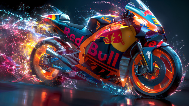 Обои картинки фото мотоциклы, 3d