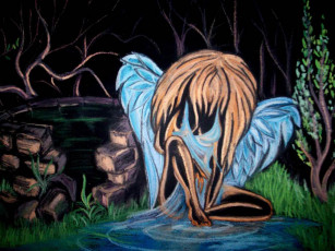 Картинка колодец рисованные другое