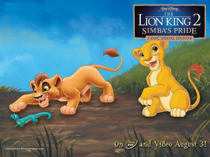 обоя мультфильмы, the, lion, king, ii, simba`s, pride